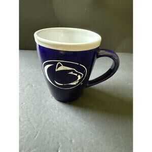 Penn State Nittany Lions NCAA Blue Bistro Ceramic Coffee Cup Mug 15 oz Preppy